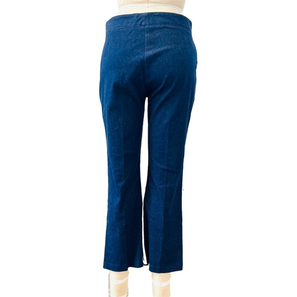 SOOKIE VINTAGE Flare Patchwork Leg Jeans in Blue Size Medium - Picture 4 of 9